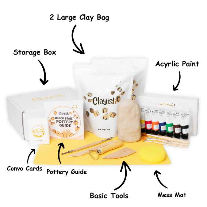 Clayish Pottery Kit (NEW)